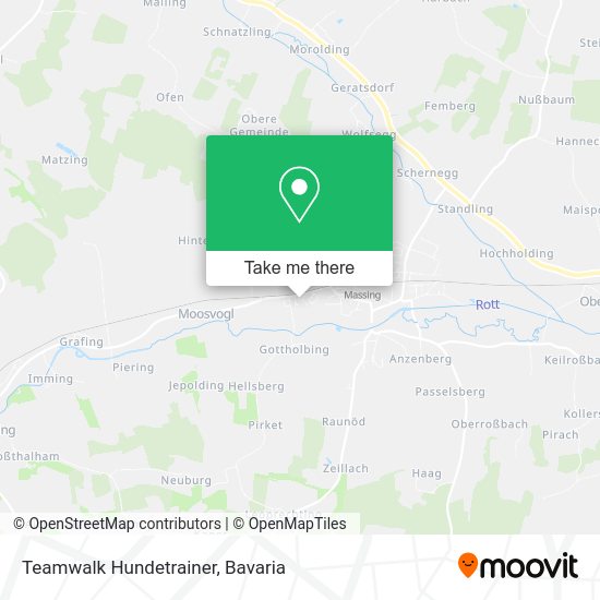 Карта Teamwalk Hundetrainer