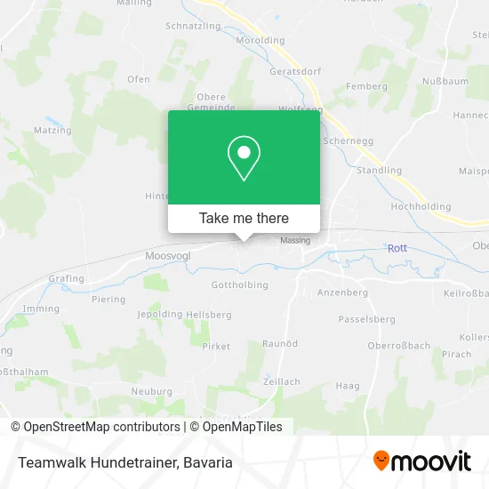 Карта Teamwalk Hundetrainer