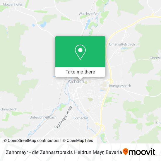Карта Zahnmayr - die Zahnarztpraxis Heidrun Mayr
