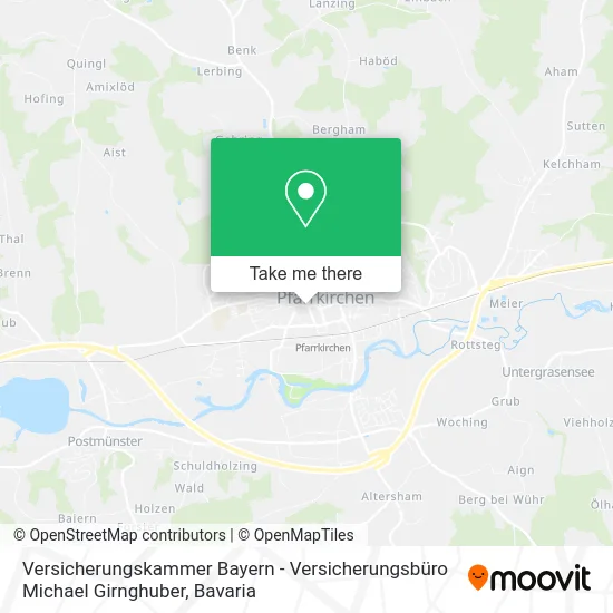 Карта Versicherungskammer Bayern - Versicherungsbüro Michael Girnghuber