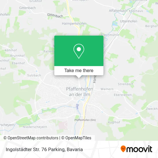 Карта Ingolstädter Str. 76 Parking