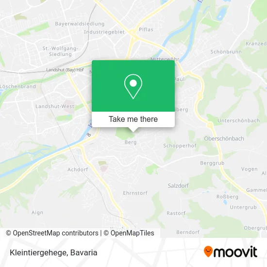 Kleintiergehege map
