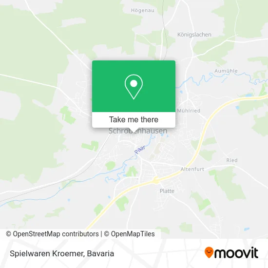 Карта Spielwaren Kroemer