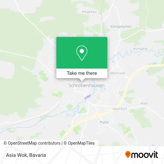 Asia Wok map