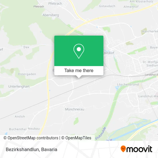 Карта Bezirkshandlun