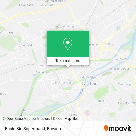 Карта Basic Bio-Supermarkt