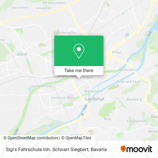 Карта Sigi's Fahrschule Inh. Schnarr Siegbert