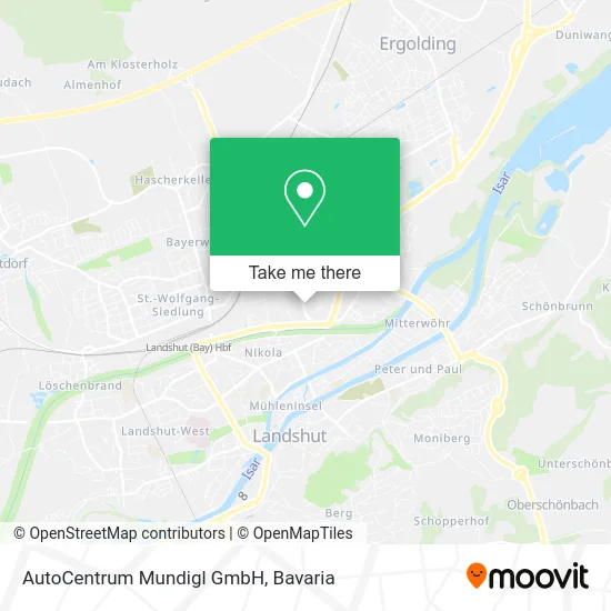 Карта AutoCentrum Mundigl GmbH