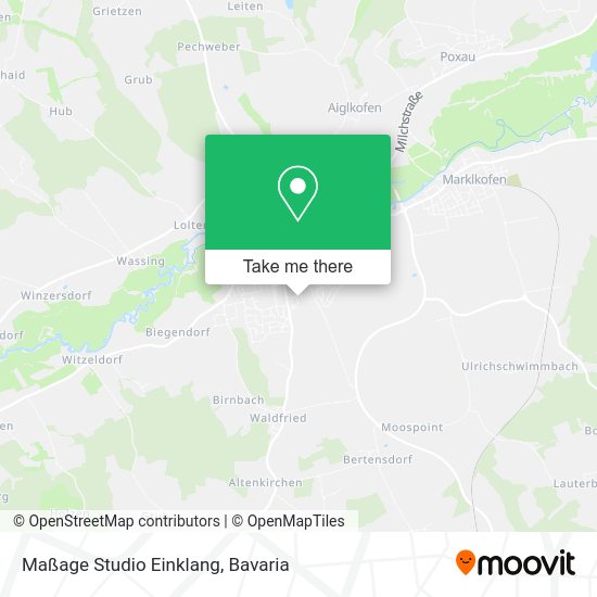 Карта Maßage Studio Einklang