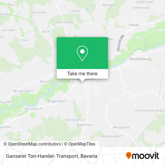 Карта Ganserer Ton-Handel- Transport