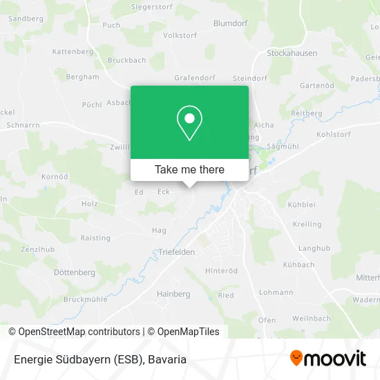 Карта Energie Südbayern (ESB)