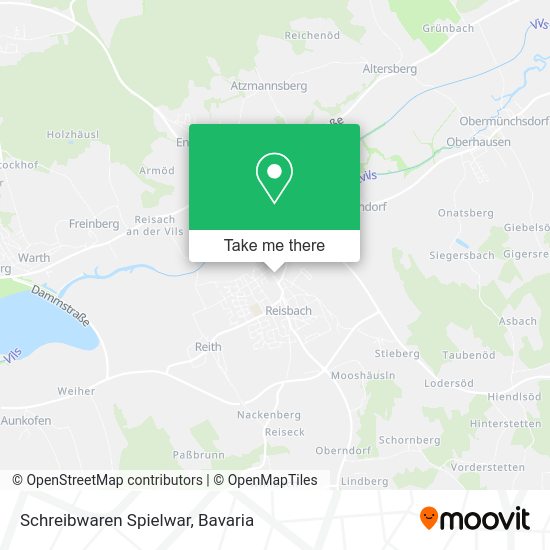 Карта Schreibwaren Spielwar