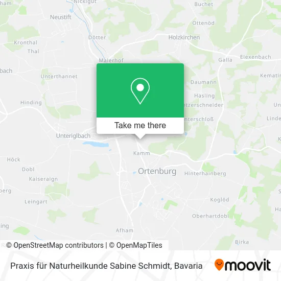 Карта Praxis für Naturheilkunde Sabine Schmidt