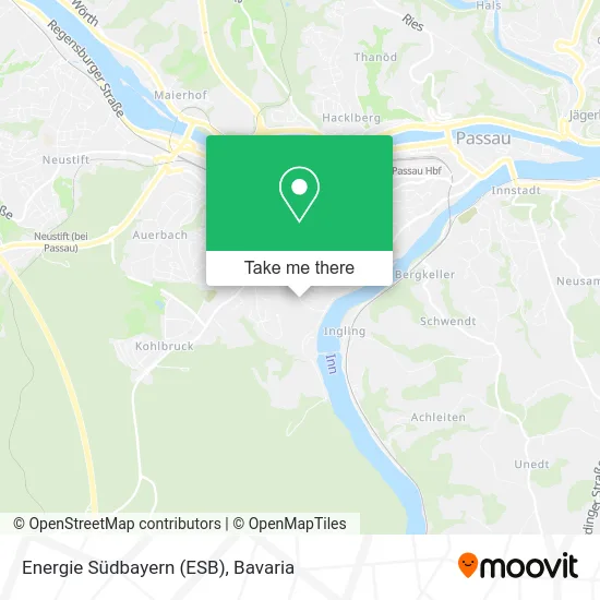 Карта Energie Südbayern (ESB)