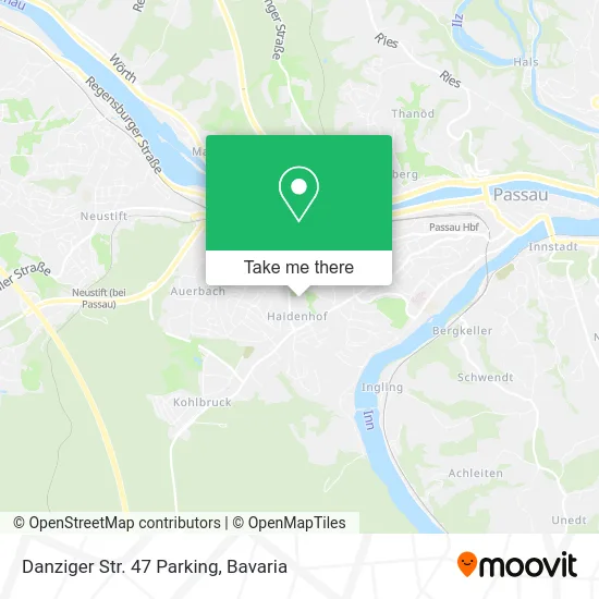 Карта Danziger Str. 47 Parking