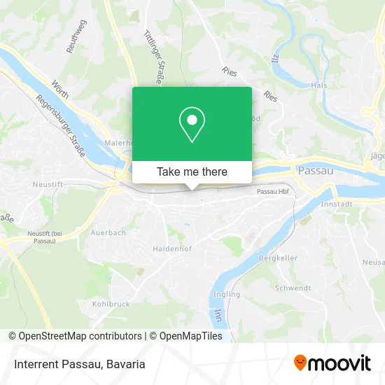 Карта Interrent Passau