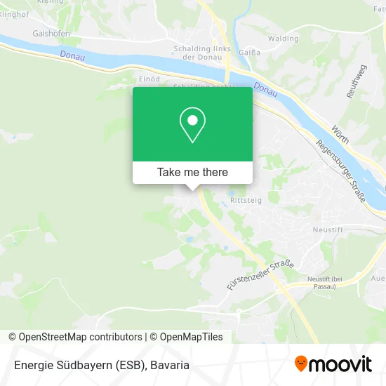 Карта Energie Südbayern (ESB)
