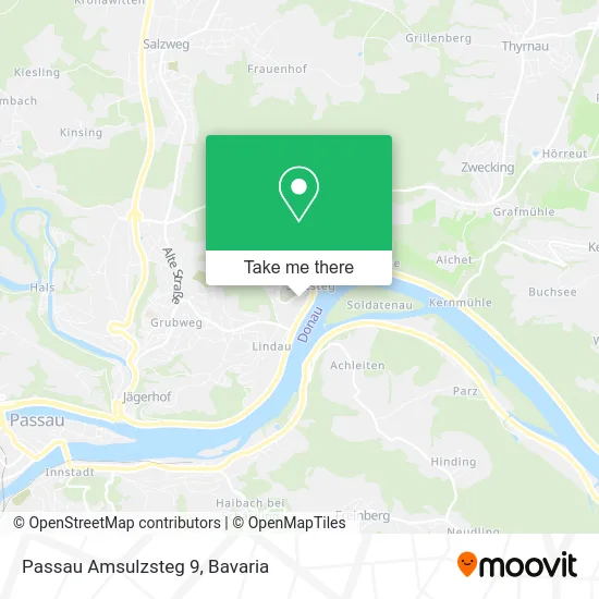 Карта Passau Amsulzsteg 9