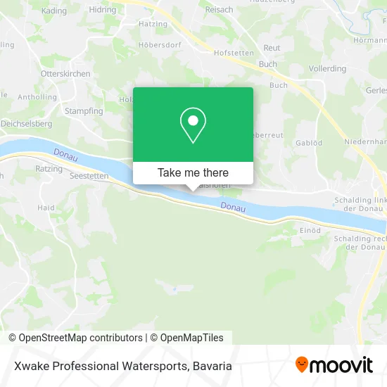 Карта Xwake Professional Watersports