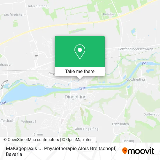 Карта Maßagepraxis U. Physiotherapie Alois Breitschopf