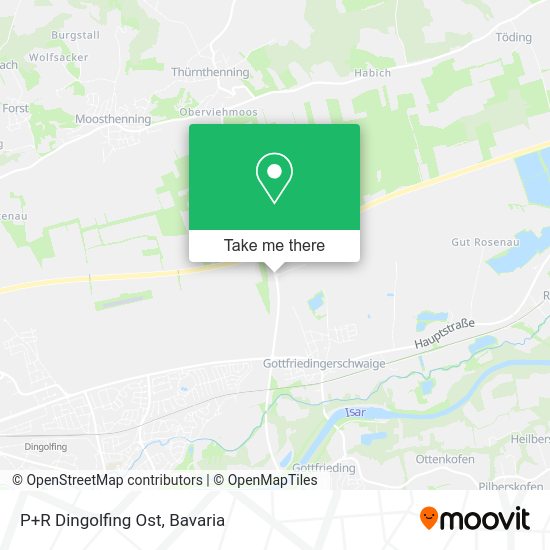 Карта P+R Dingolfing Ost
