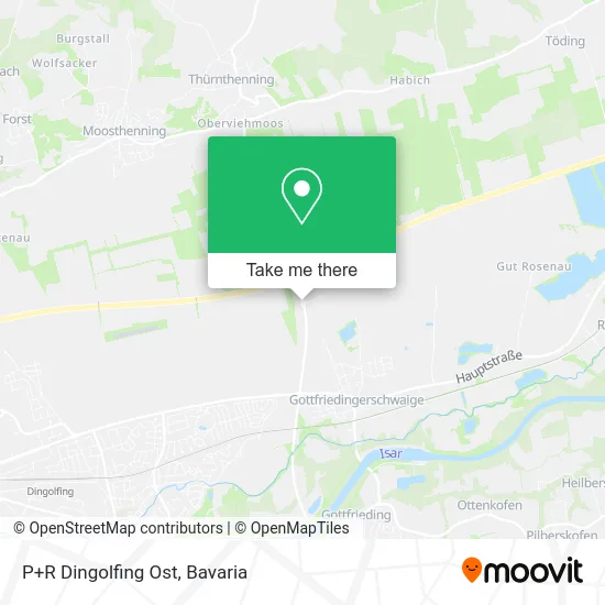 Карта P+R Dingolfing Ost