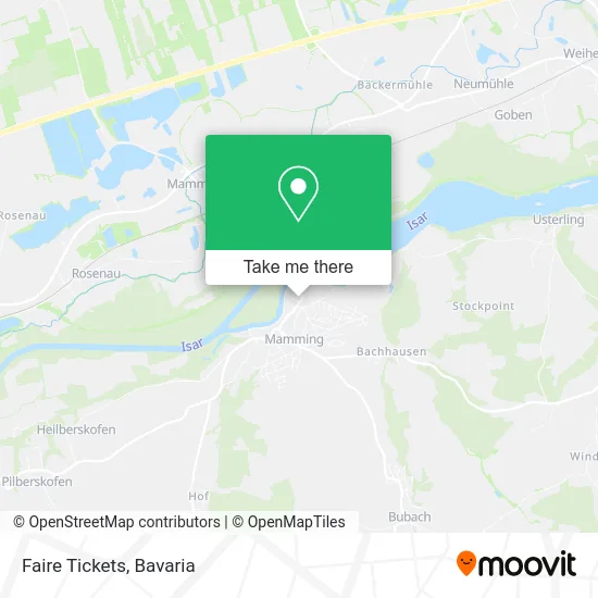 Карта Faire Tickets