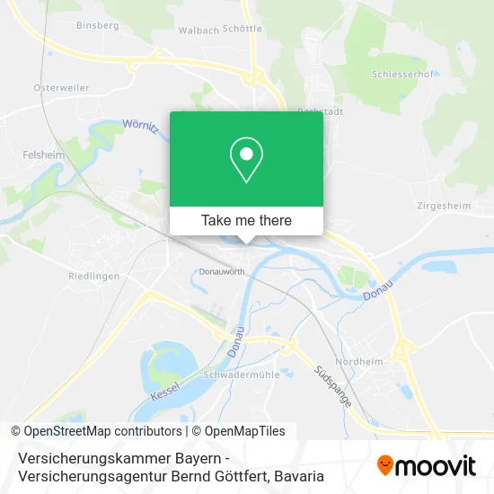 Versicherungskammer Bayern - Versicherungsagentur Bernd Göttfert map
