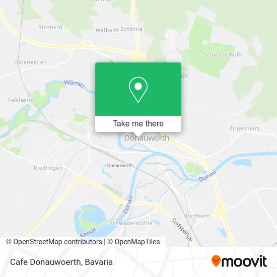 Карта Cafe Donauwoerth