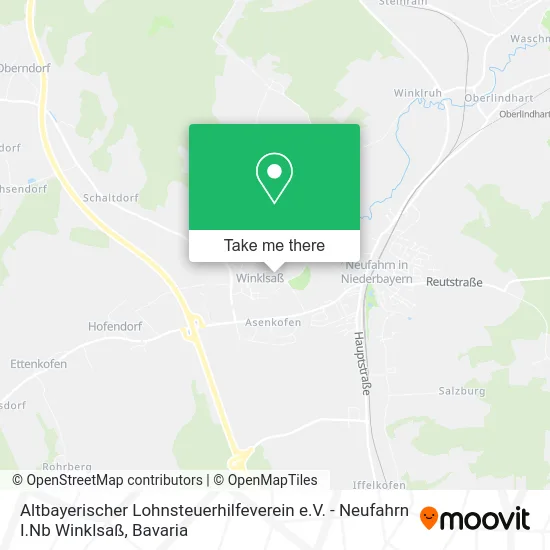 Карта Altbayerischer Lohnsteuerhilfeverein e.V. - Neufahrn I.Nb Winklsaß