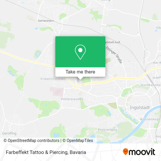 Карта Farbeffekt Tattoo & Piercing