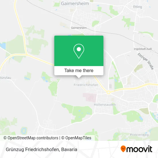 Grünzug Friedrichshofen map