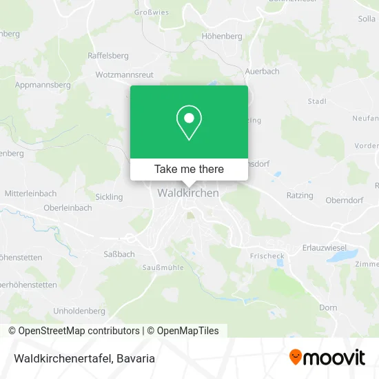 Карта Waldkirchenertafel