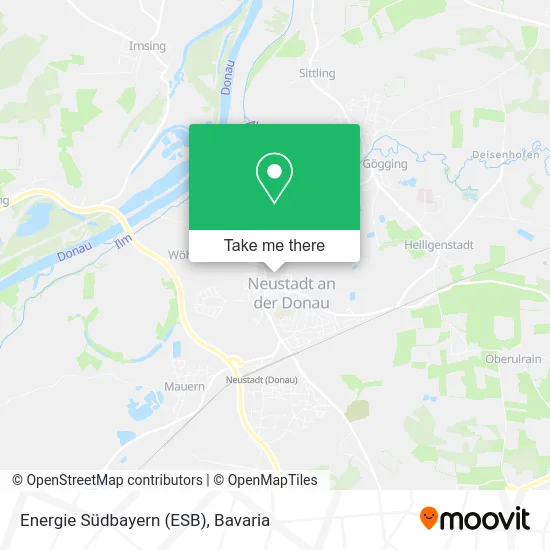 Карта Energie Südbayern (ESB)