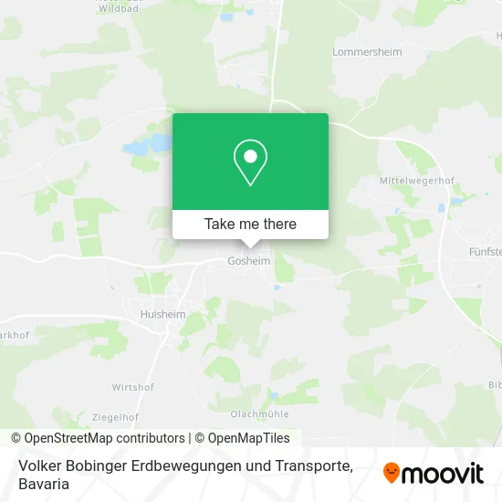 Карта Volker Bobinger Erdbewegungen und Transporte