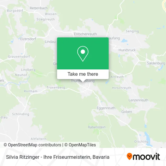 Карта Silvia Ritzinger - Ihre Friseurmeisterin