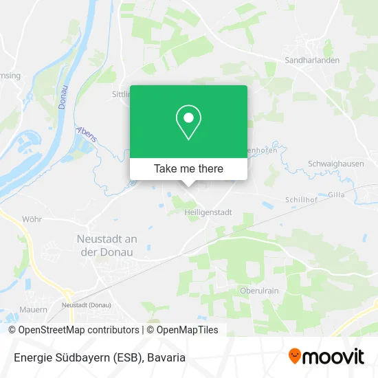 Карта Energie Südbayern (ESB)