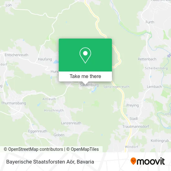 Карта Bayerische Staatsforsten Aör