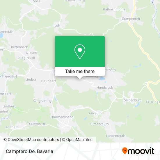 Карта Camptero.De