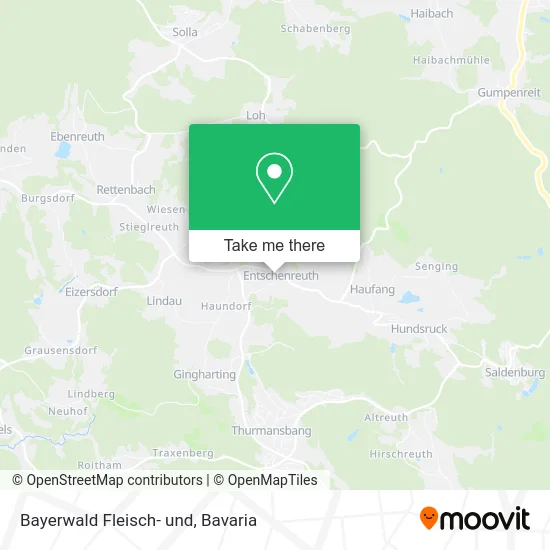 Карта Bayerwald Fleisch- und