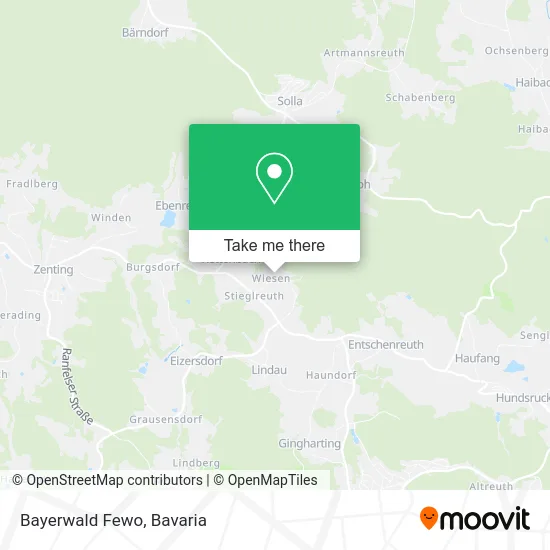 Карта Bayerwald Fewo