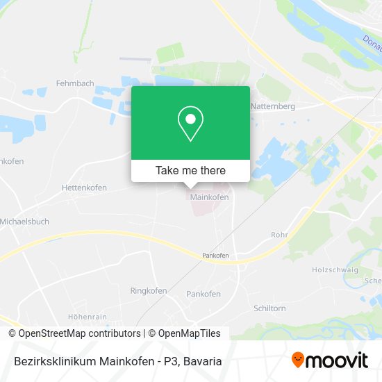 Карта Bezirksklinikum Mainkofen - P3