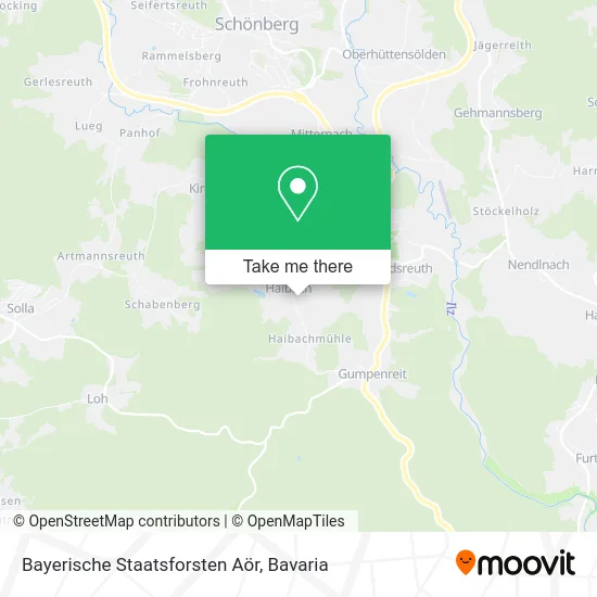 Карта Bayerische Staatsforsten Aör