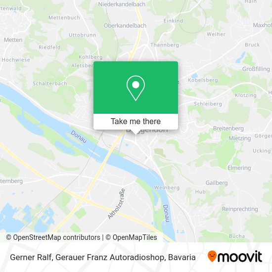 Карта Gerner Ralf, Gerauer Franz Autoradioshop