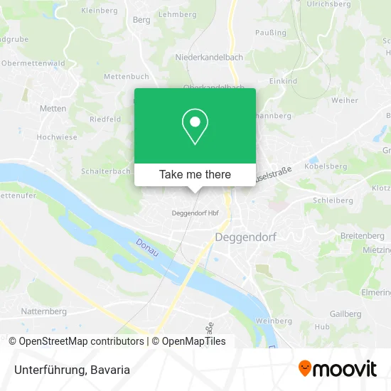 Карта Unterführung