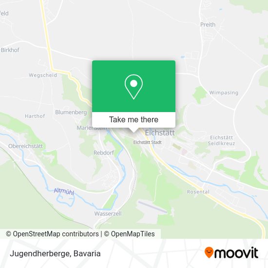 Карта Jugendherberge
