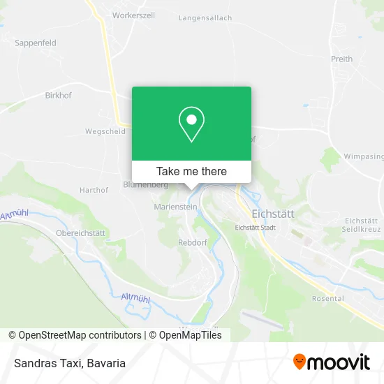 Карта Sandras Taxi