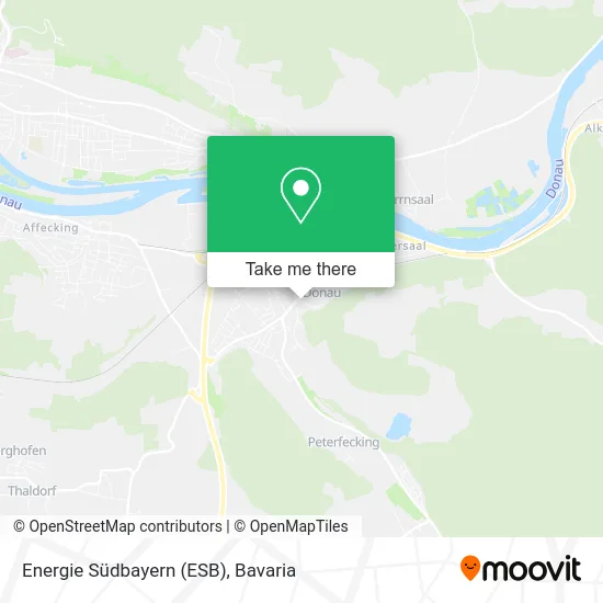Карта Energie Südbayern (ESB)
