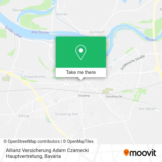 Карта Allianz Versicherung Adam Czarnecki Hauptvertretung