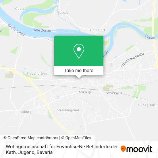 Карта Wohngemeinschaft für Erwachse-Ne Behinderte der Kath. Jugend